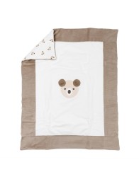 Blanket chenille for cradle pram Le Chicche CO6540PBG