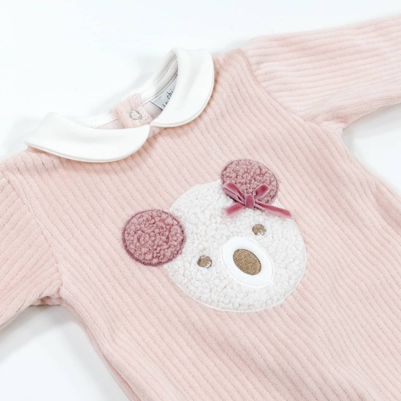 Chenille baby girl onesie - TU6340CPR...