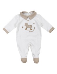 Interlock cotton onesie by Nazareno Gabrielli NG211221NC