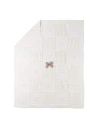 Set bauletto corredino prima nascita neonata pura lana by Stella IB43B