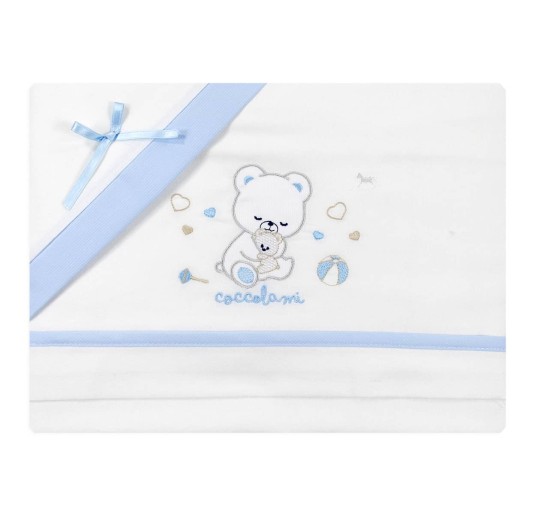 Cot bed sheet set flannel 3 pieces FLL502 2