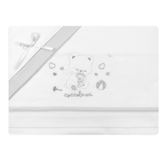 Flannel cradle bed sheet set Mio Piccolo FLC502 2
