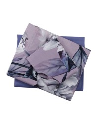 Lilac - Double Bed Sheets Set Bedspread effect by Corredo Italiano®