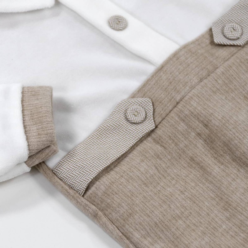 Newborn onesie chenille Le Chicche...