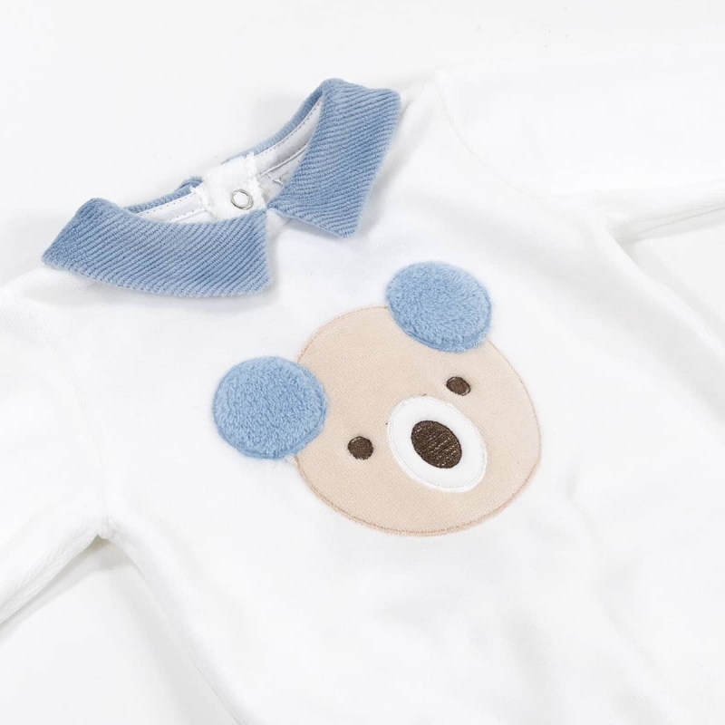 Tutina in ciniglia con orsetto...