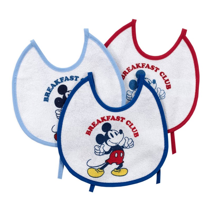 Topolino - Set 3 bavaglini antimacchia Disney C9555