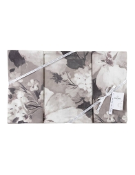Ambra - Satin Double Bed Sheet Set by Dondi Home - Taupe