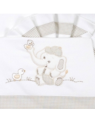 Cot Crib sheet set by La Fatina LC04306BG