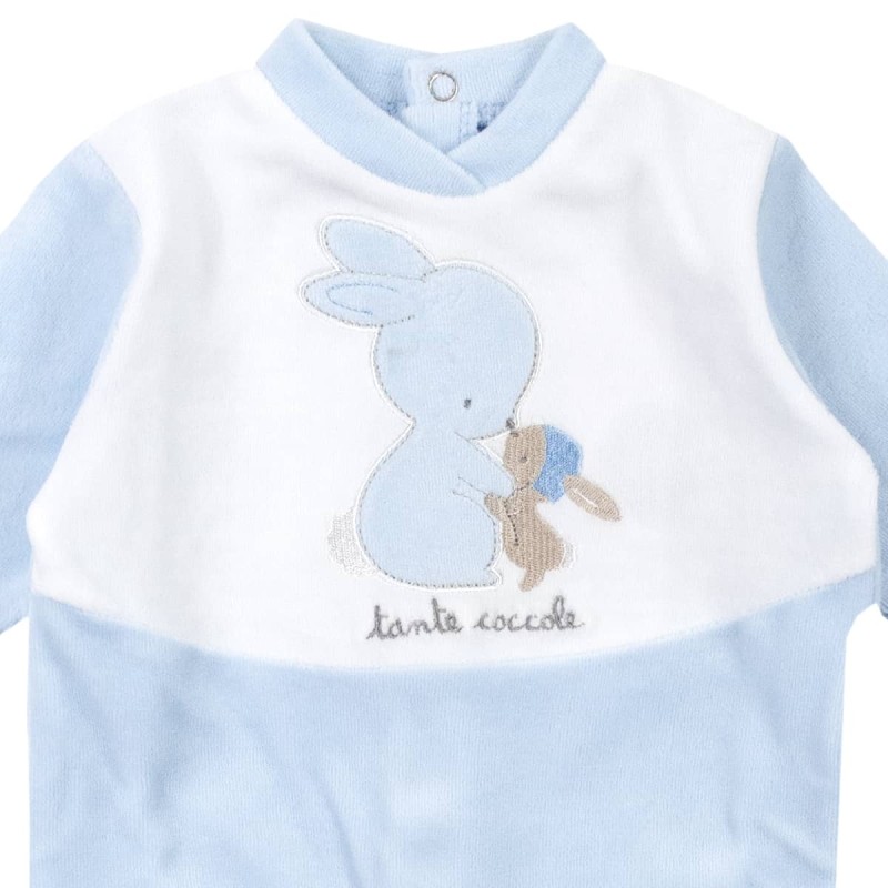 Tutina in ciniglia ricamata Ellepi...