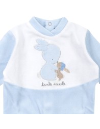 Tutina in ciniglia ricamata Ellepi BQ3196AZ