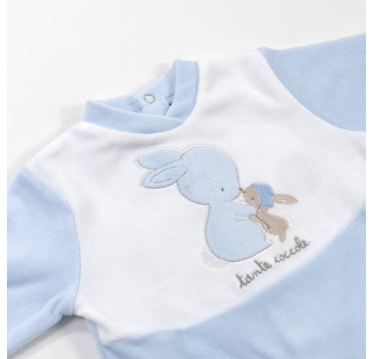 Embroidered chenille romper by Ellepi BQ3196AZ 2