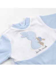 Embroidered chenille romper by Ellepi BQ3196AZ