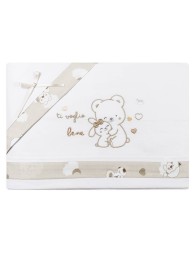 Ti voglio bene - Cot sheet set Mio Piccolo LL961