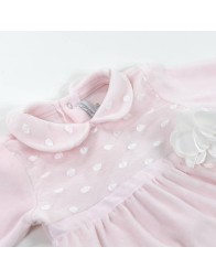 Tutina in ciniglia ricamata Les Jolies LJ24435R