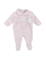 Baby Girl onesie velour romper by Les Jolies LJ24435R