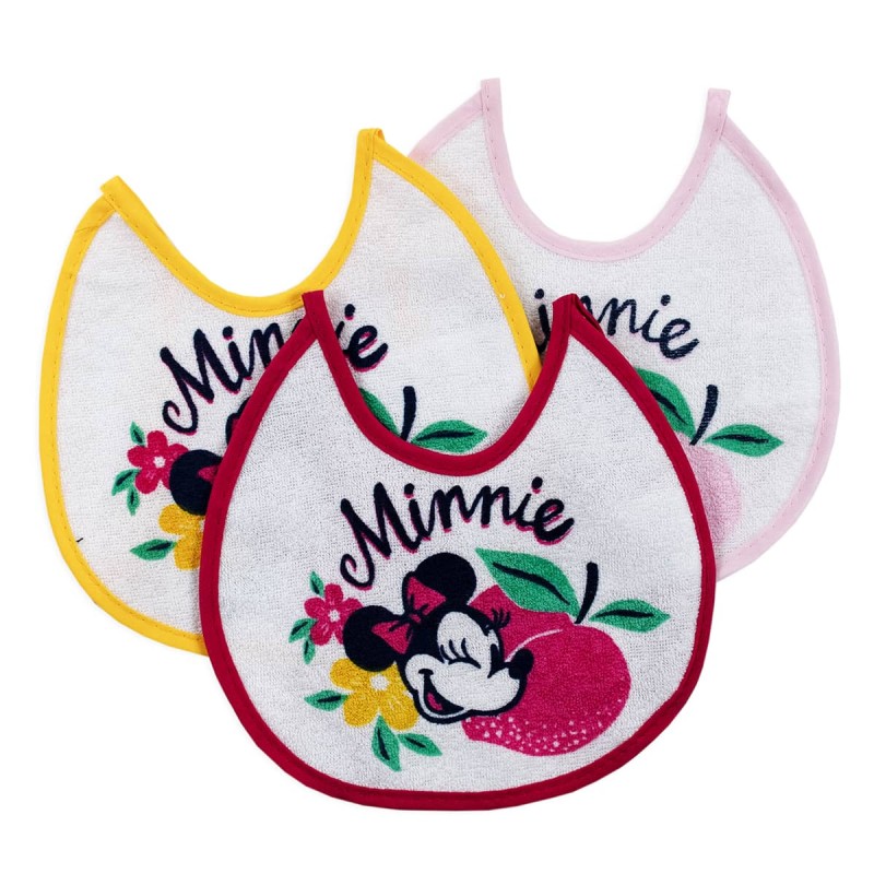 Minnie Sweet - Set 3 bavaglini antimacchia Disney D9551