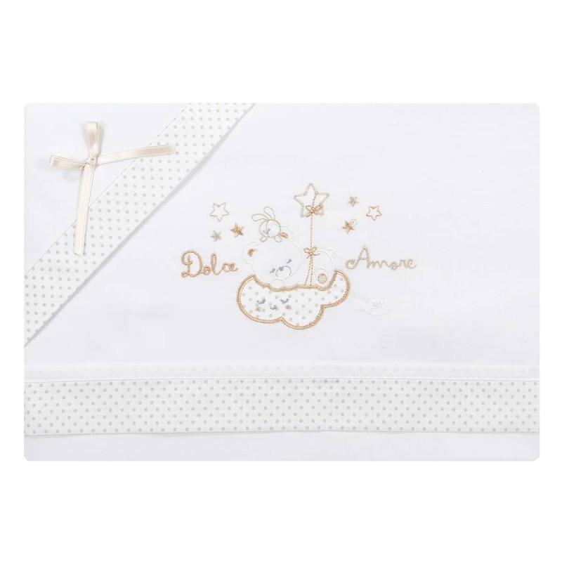 Cradle Pram sheet set by Mio Piccolo LC504BG