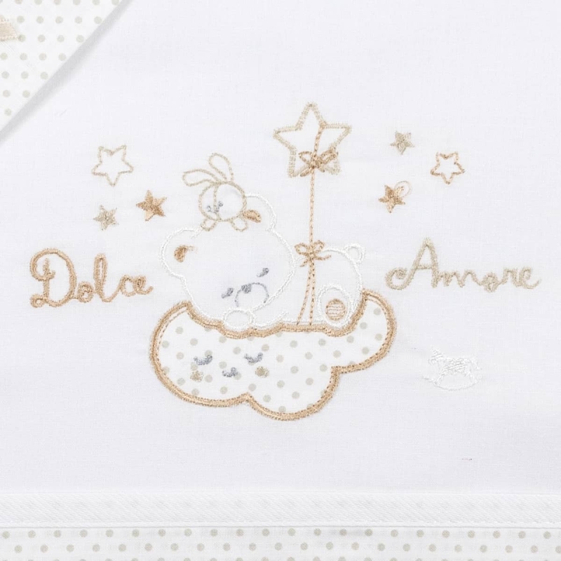 Set lenzuola culletta e carrozzina Mio Piccolo LC504BG