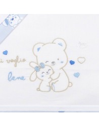 Ti voglio bene - Cradle Pram sheet set Mio Piccolo LC961