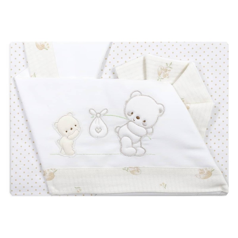 Cradle Pram sheet set cotton Bruco Bruco EC2059