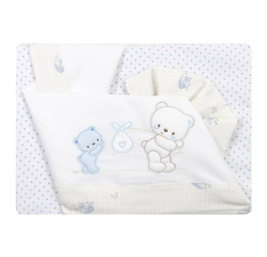 Cradle Pram sheet set cotton Bruco Bruco EC2059 2
