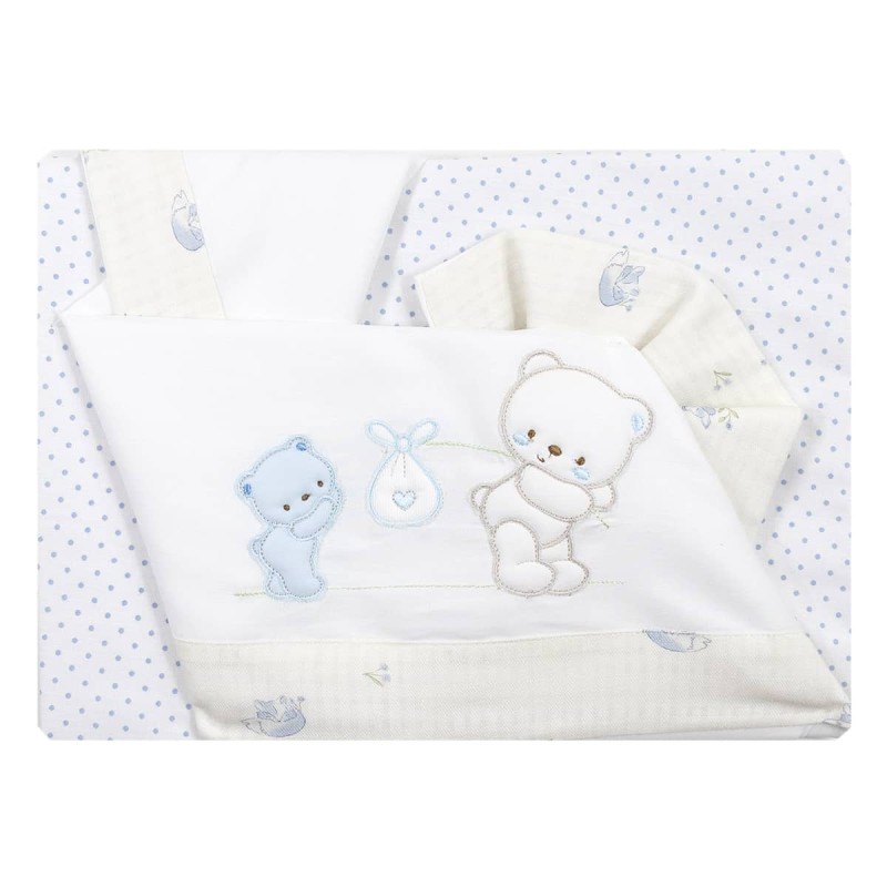 Cradle Pram sheet set cotton Bruco Bruco EC2059