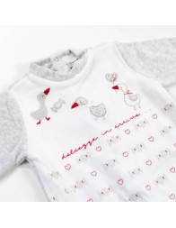 Tutina in ciniglia ricamata Ellepi BQ3191GR