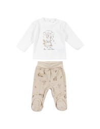 Tutina 2 pezzi in ciniglia Babybolo 240031