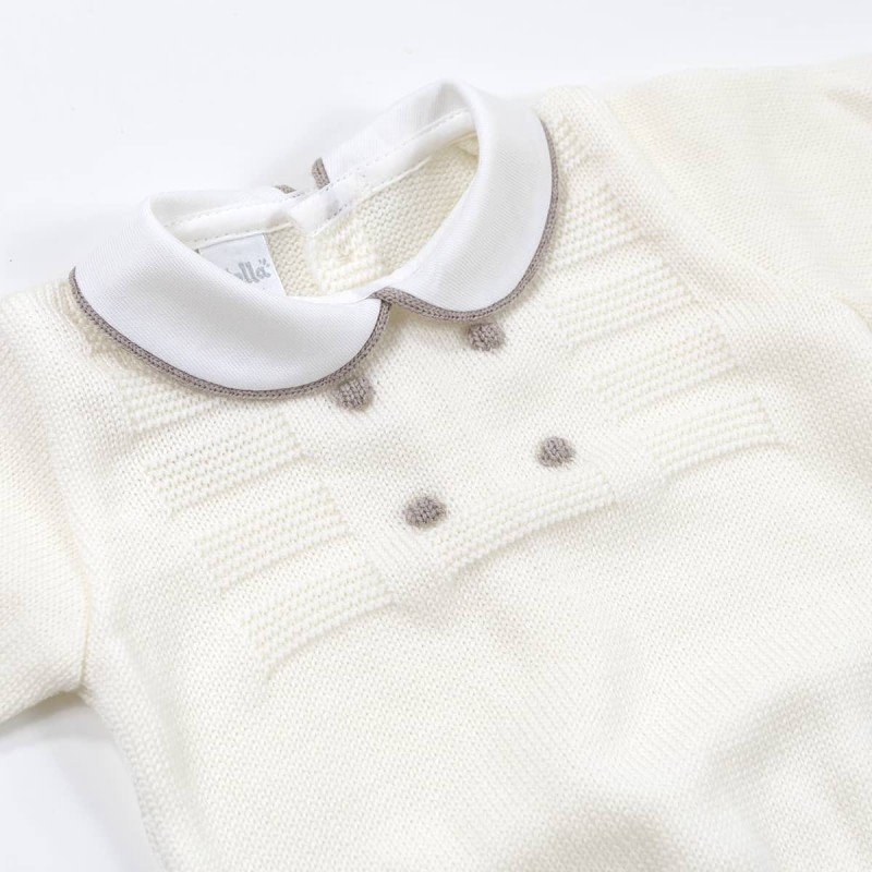 Newborn Boy Layette Set in Pure Wool... Newborn Boy Layette Set in Pure Wool...