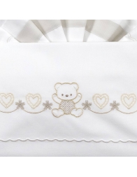 Cot bed sheet set by La Fatina L04319