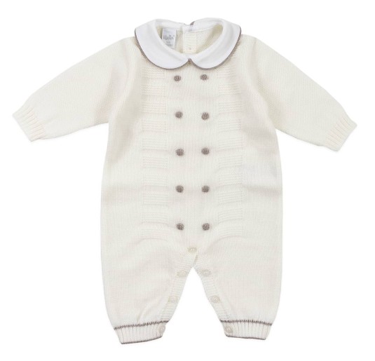 Newborn Boy Layette Set in Pure Wool by Stella IB84 2