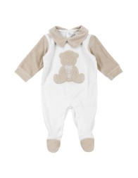 Tutina in ciniglia con colletto Les Jolies LJ34451PA