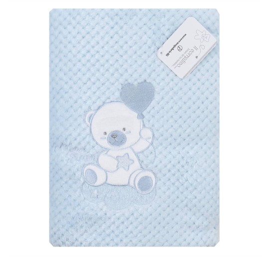 Bear - soft pile blanket for cot Nazareno Gabrielli NG5492 2