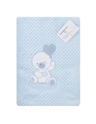 Bear - soft pile blanket for cot Nazareno Gabrielli - Blue Sky