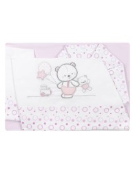 Cot sheet set by Bruco Bruco EL2063 - Pink