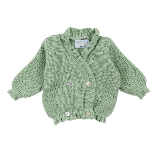 Crossed jacket for wool blend La Rocca R671 - Powder 2