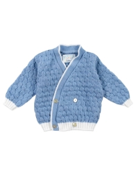 Crossed jacket for wool blend La Rocca R635BLT