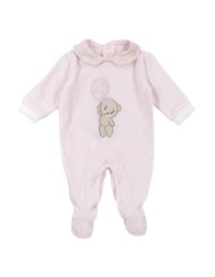 Tutina in ciniglia ricamata Les Jolies LJ24436RR