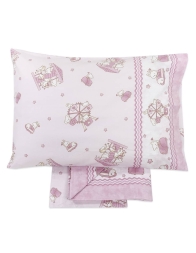 Simba - set lenzuola cotone per lettino Biancaluna - Rosa