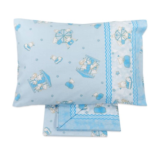 Simba - cotton cot crib bed sheet set Biancaluna 2