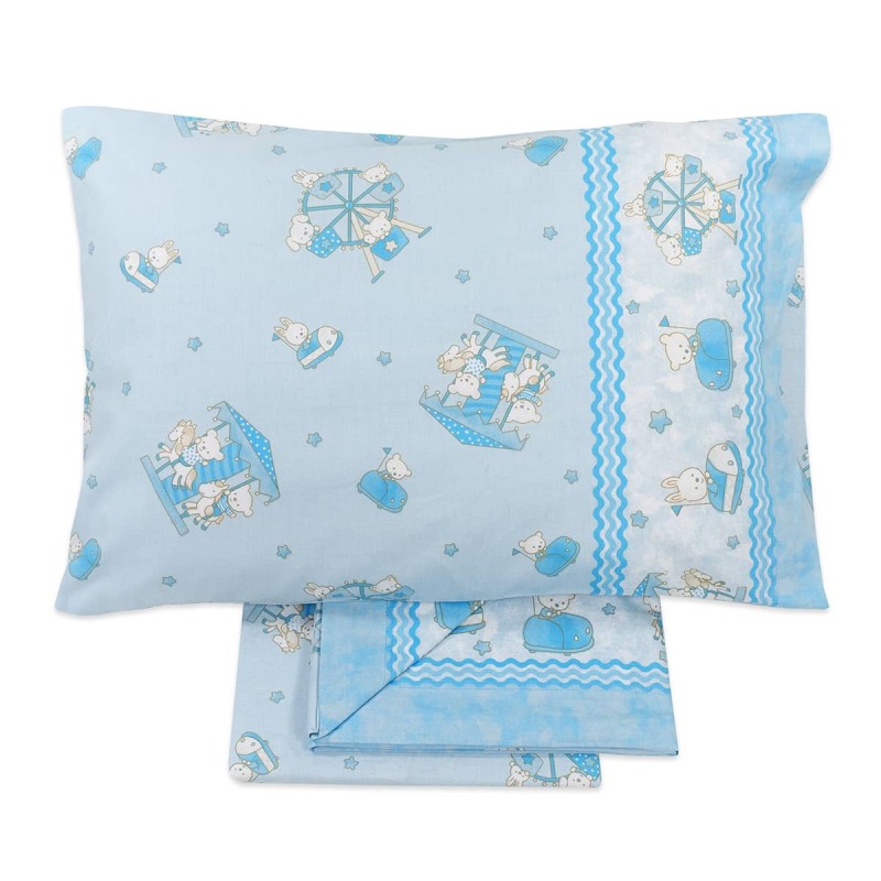 Simba - set lenzuola cotone per lettino Biancaluna