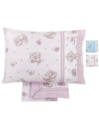Simba - set lenzuola cotone per lettino Biancaluna