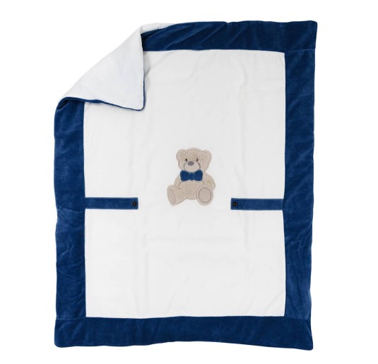 Copertina in ciniglia per culletta Nazareno Gabrielli NG213029BLT 2