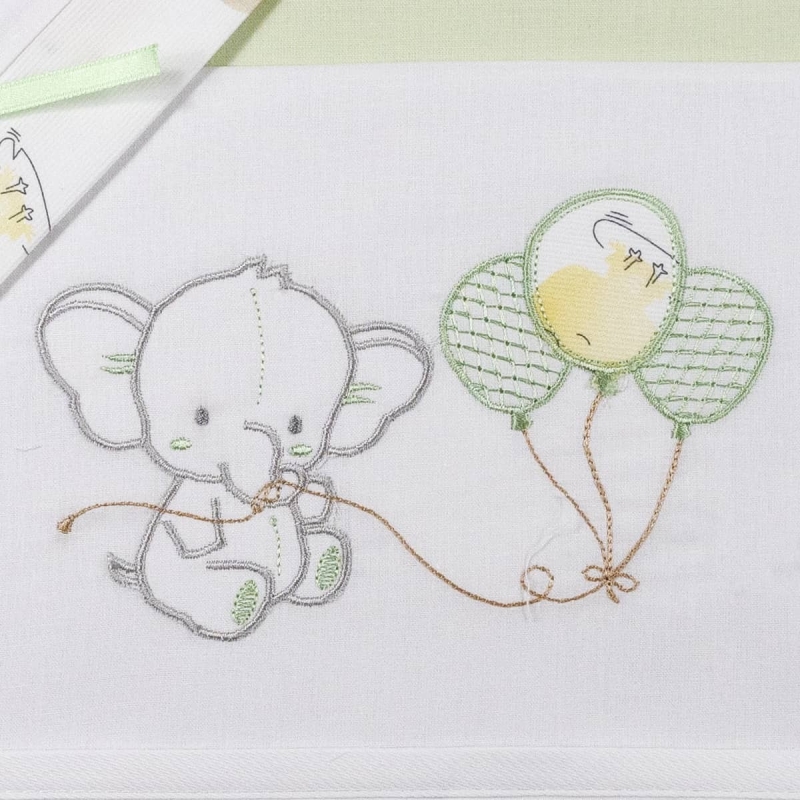 Elephant - cot crib sheet set by Mio...