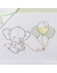Elephant - cot crib sheet set by Mio Piccolo LL963
