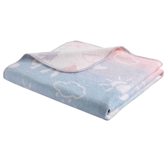 Sweet Unicorn - Biederlack blanket in warm cotton for cot... 2