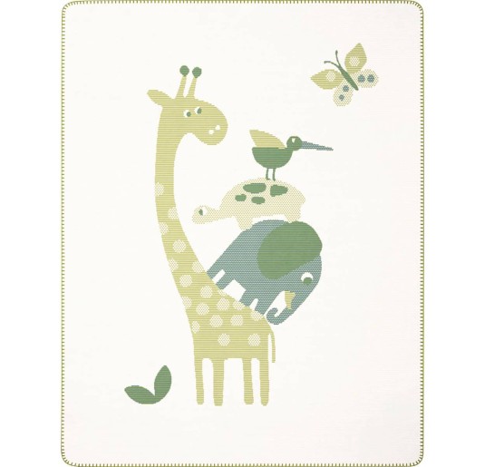 Zoo - copertina Biederlack in caldo cotone per lettino B6504 2