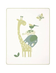 Zoo - copertina Biederlack in caldo cotone per lettino B6504