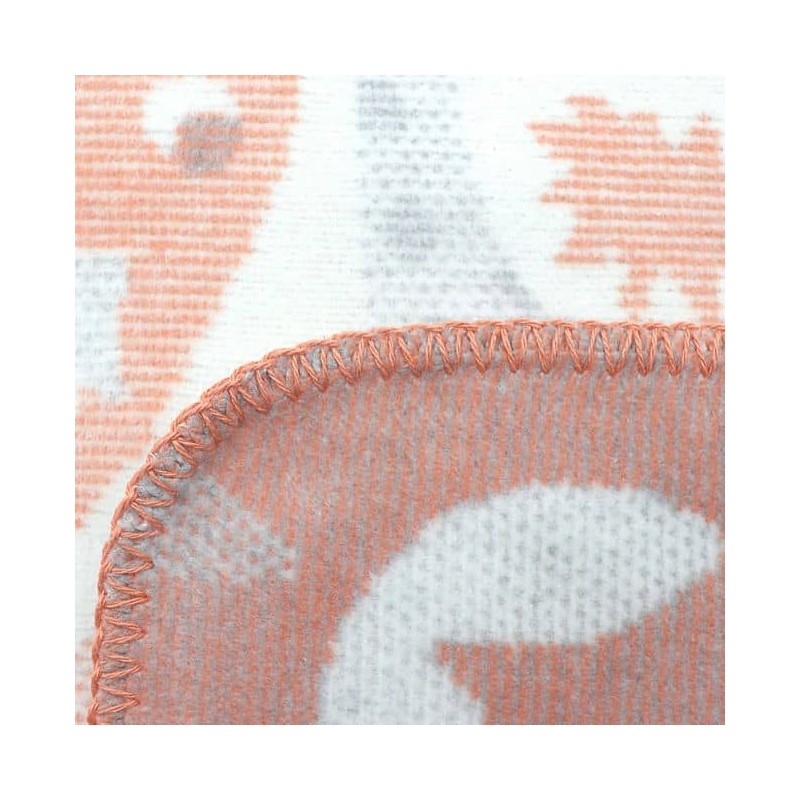 Zoo - Biederlack blanket in warm... Zoo - Biederlack blanket in warm...