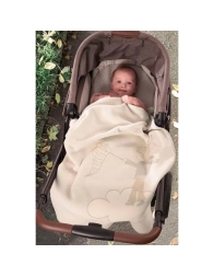 Little Prince - Biederlack blanket in warm cotton for cot B6502